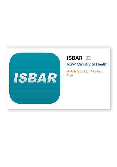 ISBAR app for IOS devices